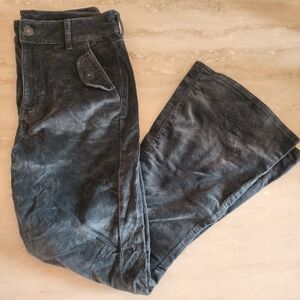 American Eagle Outfitters Green Corduroy Flare Jeans